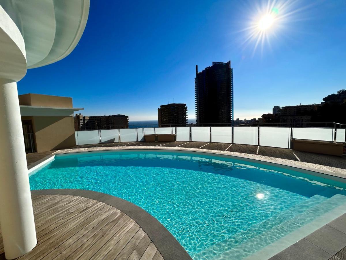 Luxueux Studio Neuf - Frontiere Monaco - Piscine - Parking Prive מראה חיצוני תמונה